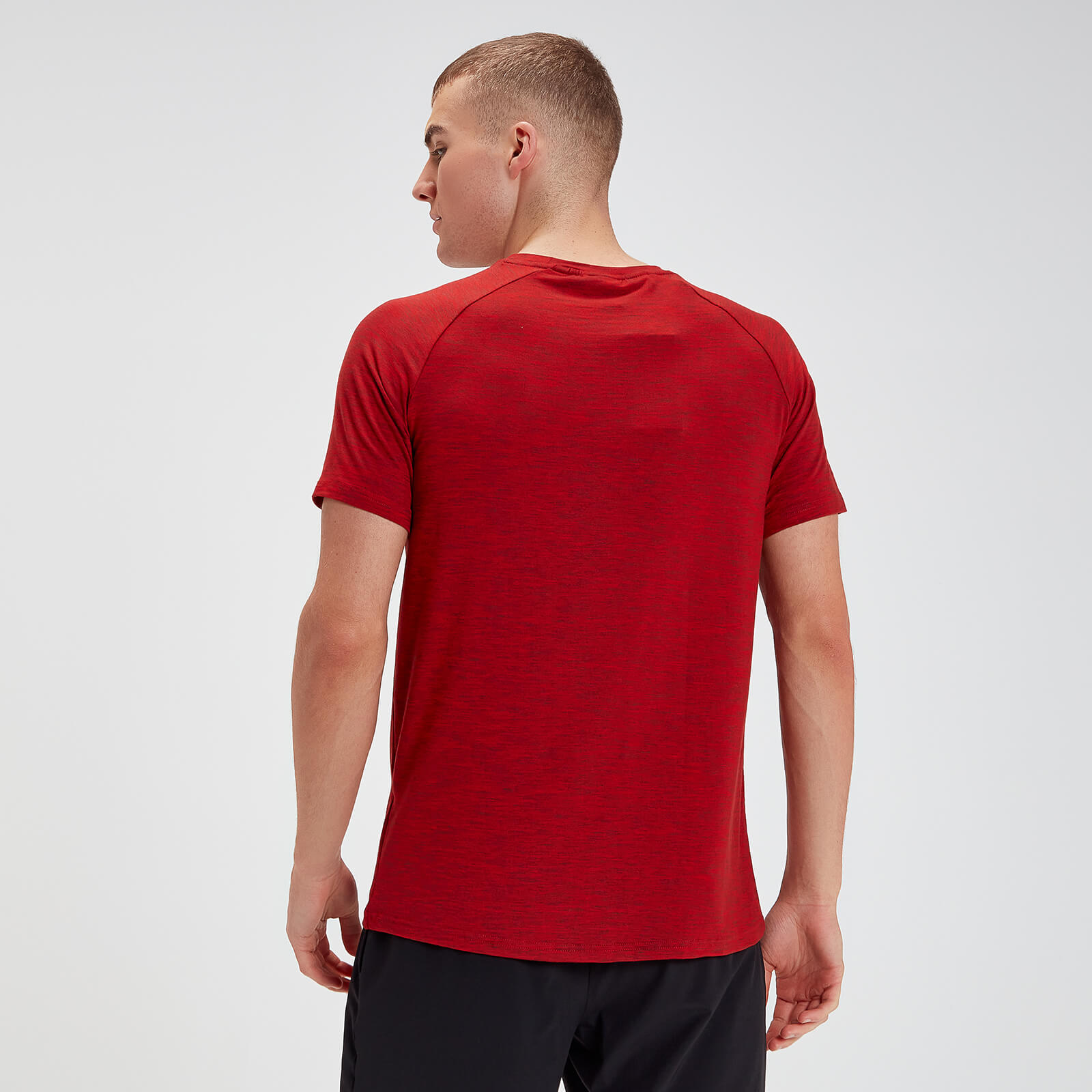 T-Shirt à Manche Courte MP Performance - Rouge & Noir