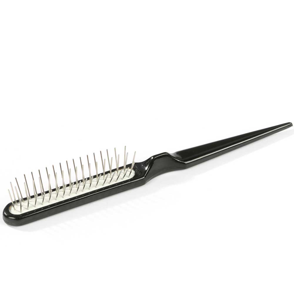Braun & Wettberg Kunststoffbürste mit Toupiergriff, schwarz