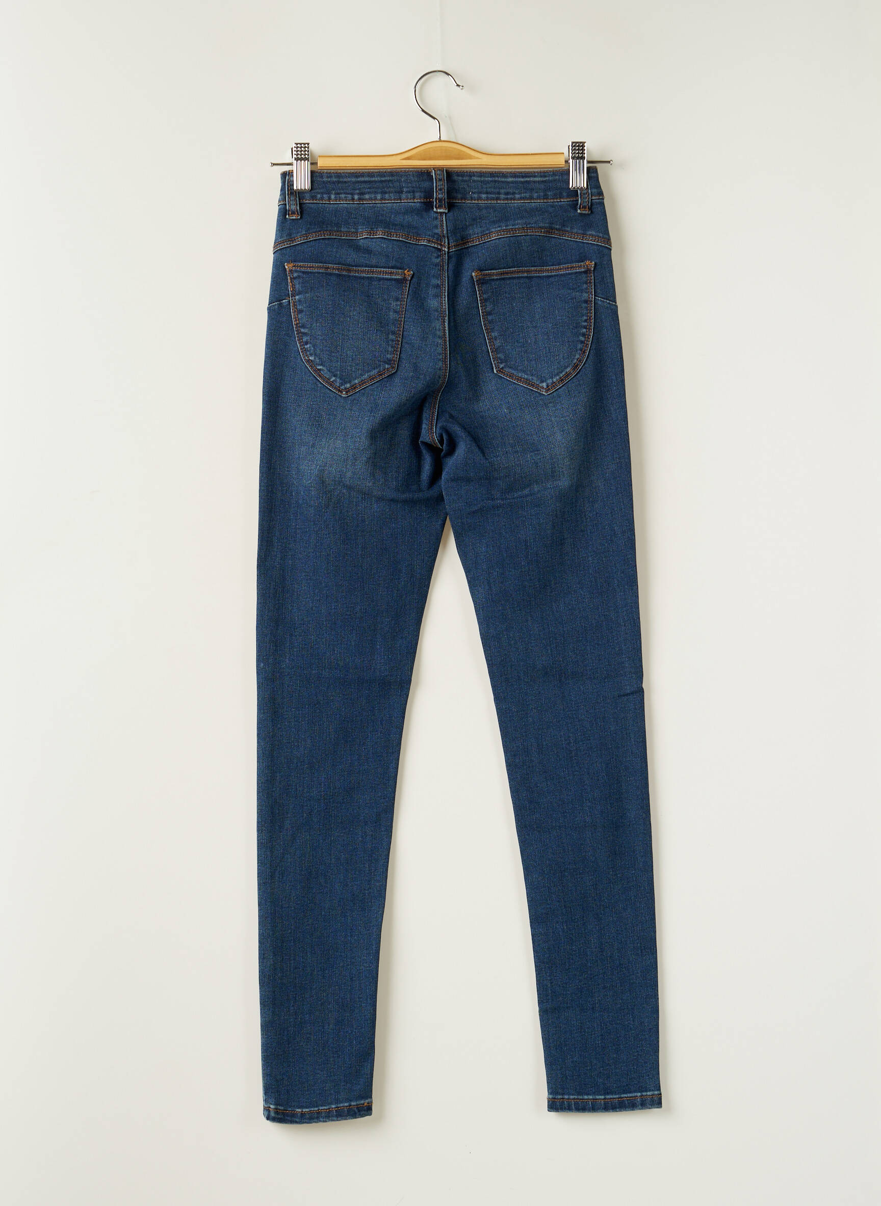 Cindy H Jeans Coupe Slim Femme couleur bleu