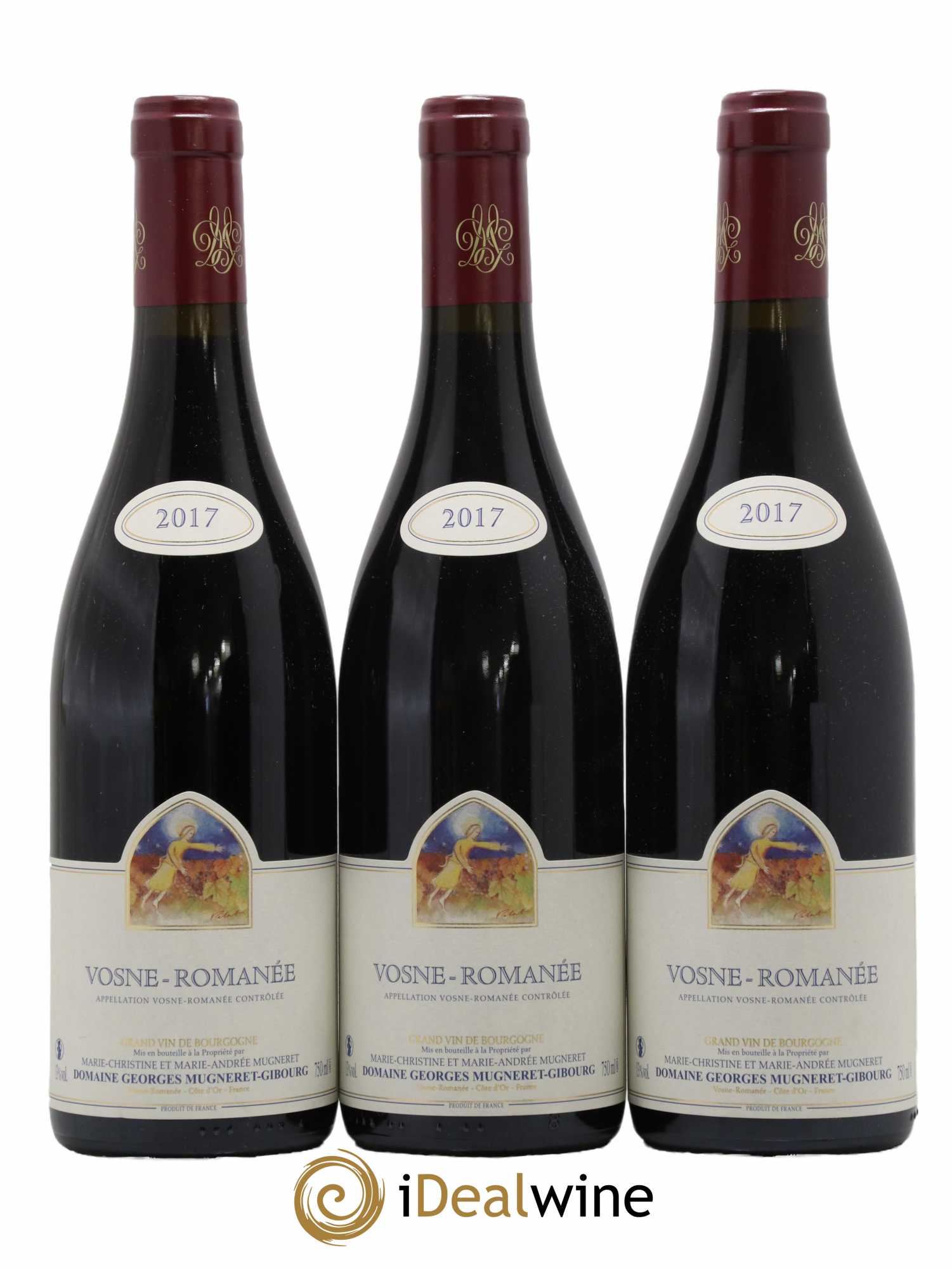 Vosne-Romanée Mugneret-Gibourg (Domaine)  2017 - Lot de 3 Bouteilles