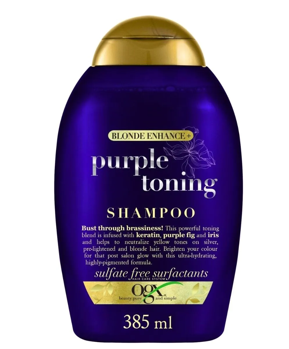Ogx Purple Toning Blonde Enhance шампон за косу