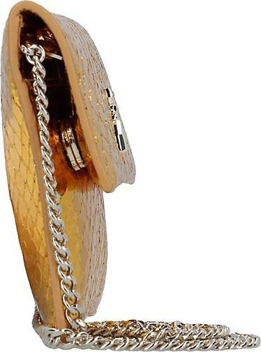 Patrizia Pepe Fly Clutch Tasche Leder 21 cm