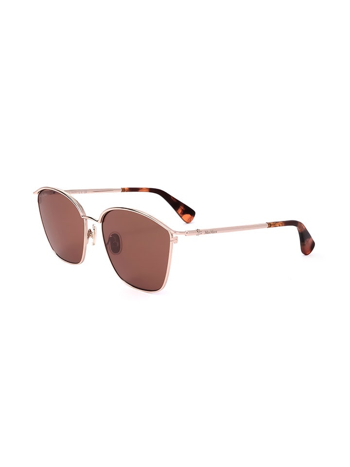 MaxMara Damen-Sonnenbrille in Gold/ Hellbraun günstig kaufen 55