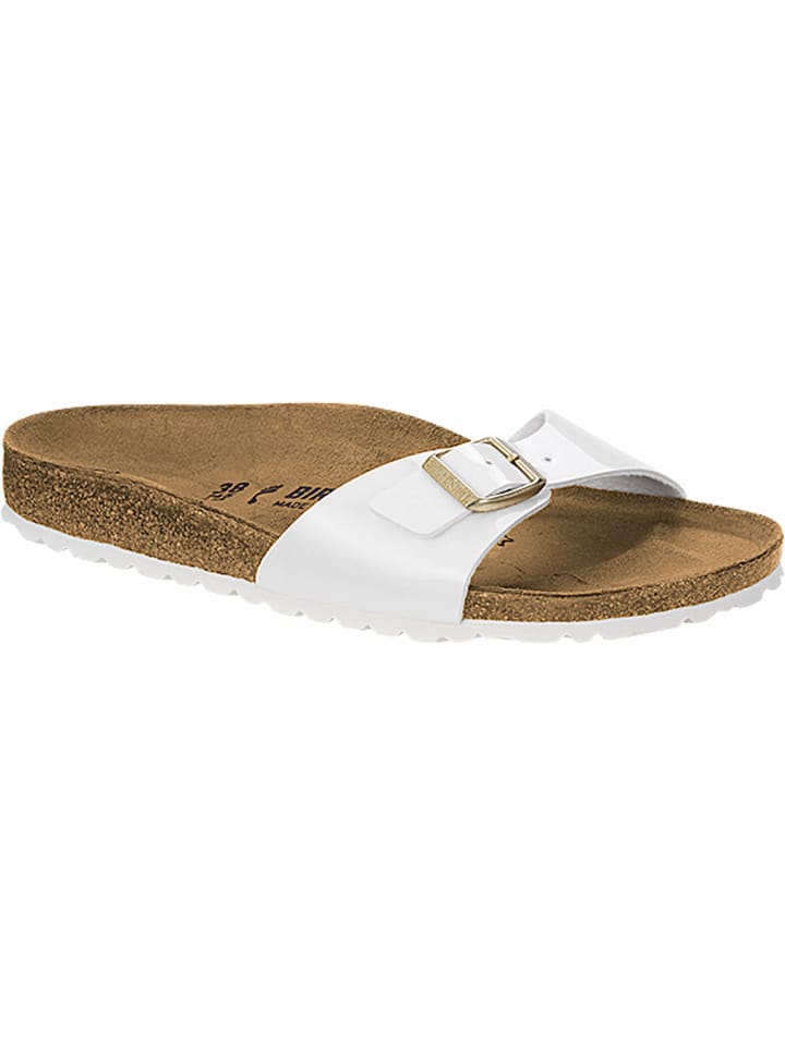 Birkenstock Sandale Madrid BF Urkunde White in Weiß günstig kaufen 39