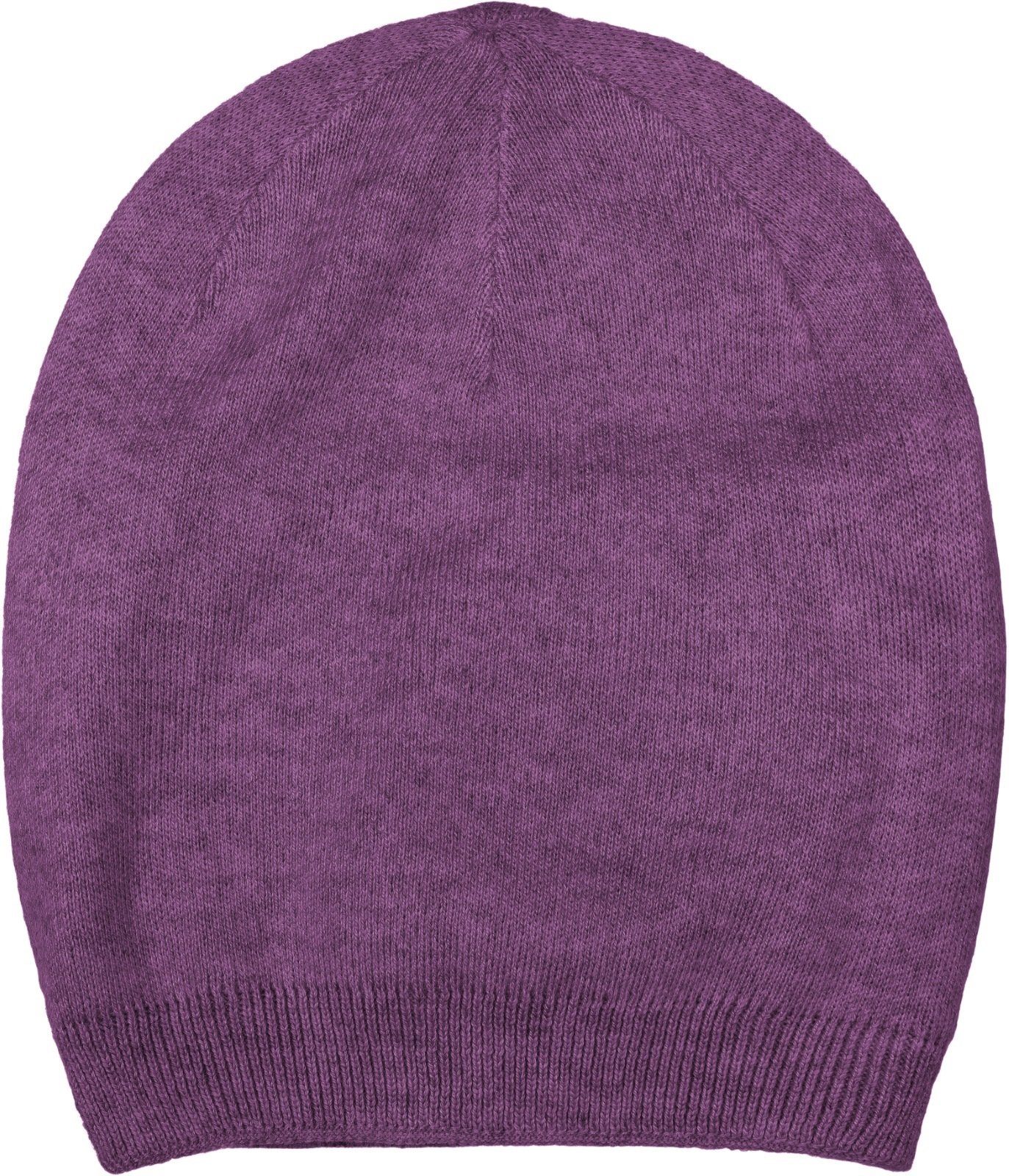 styleBREAKER Strickmütze (1-St) Feinstrick Beanie Mütze Uni Doppellagig