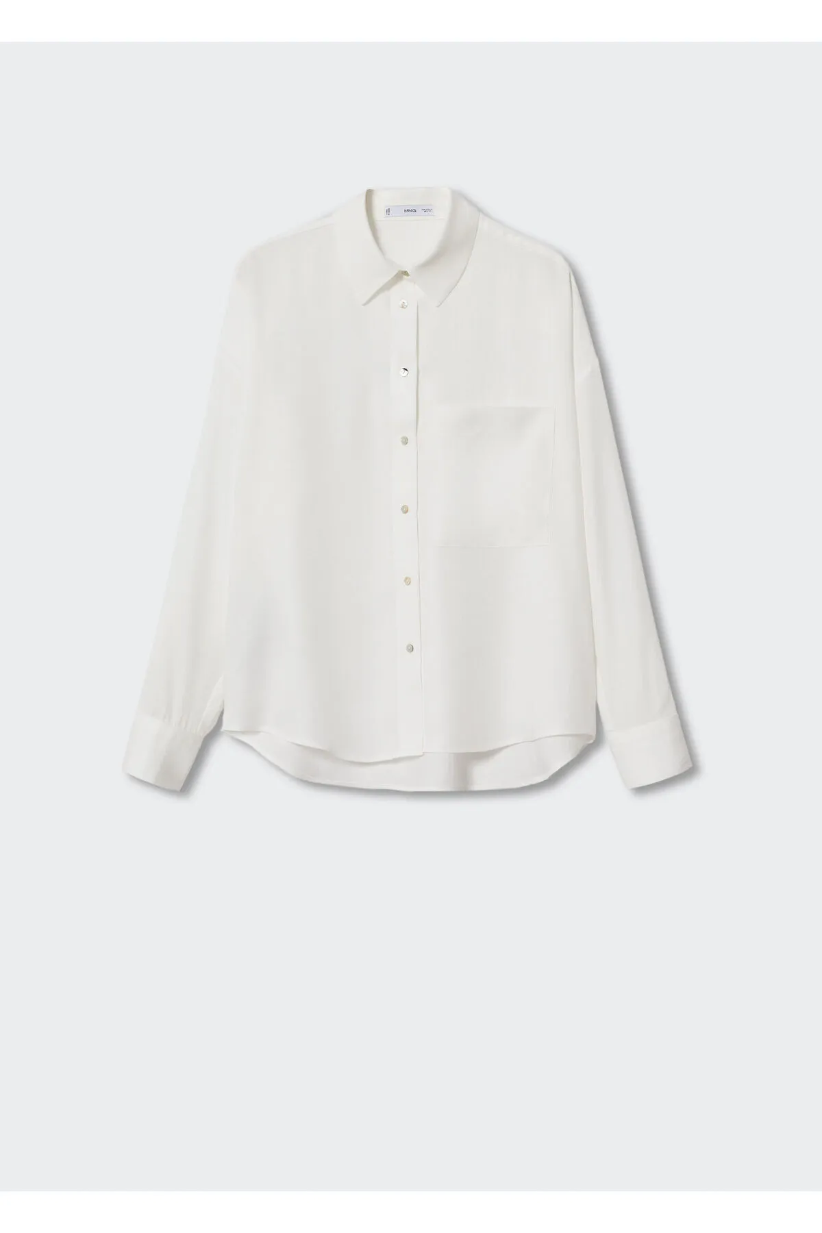 MANGO  Weißes Damenhemd 37072514