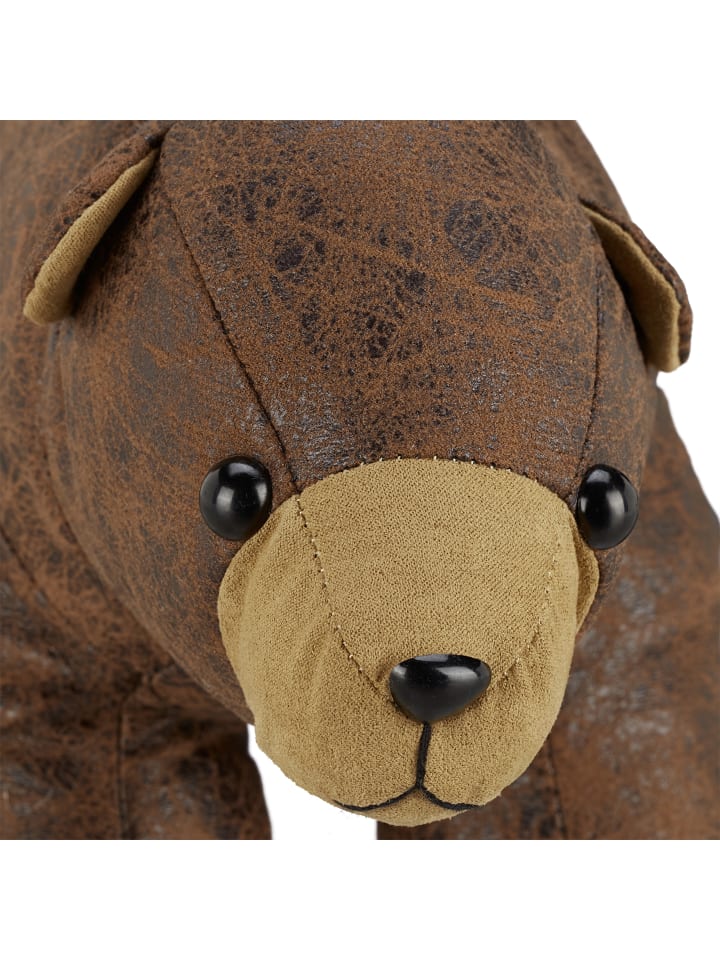 relaxdays Türstopper Braunbär in Braun günstig kaufen onesize