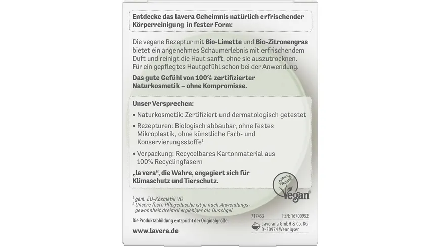 lavera Feste Pflegedusche Happy Freshness 50 g