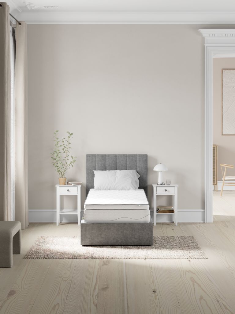 HOPEN złoty Nakładka na materac 75x200 HOPEN szary DREAMZONE