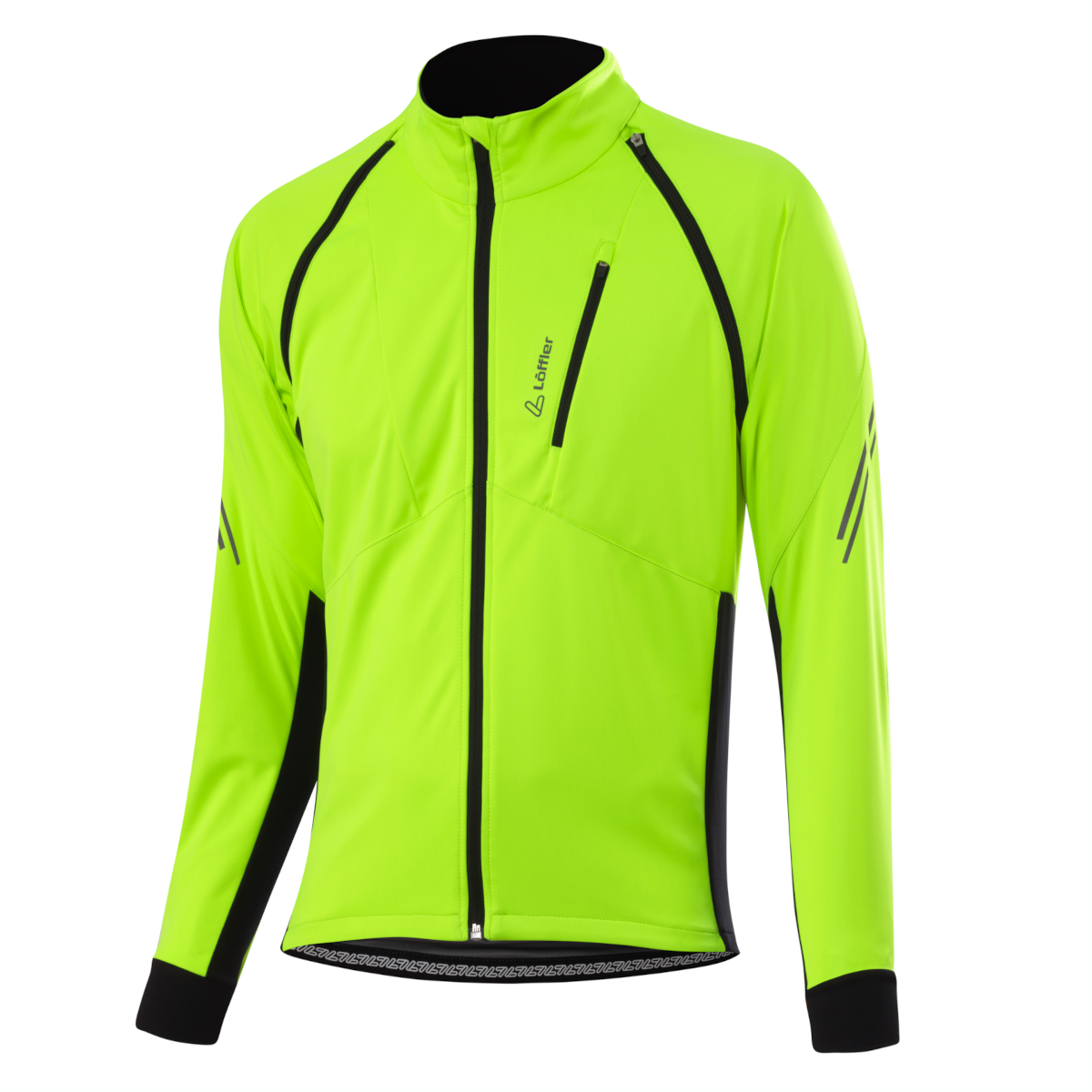 Löffler San Remo 2 WS gelbes Herren-Radjacke