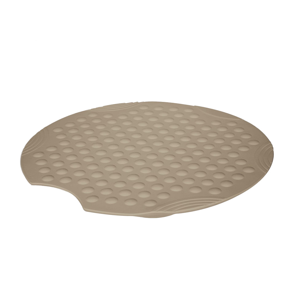 Ridder Duscheinlage Tecno ca. Ø 55 cm, beige, 100% TPE