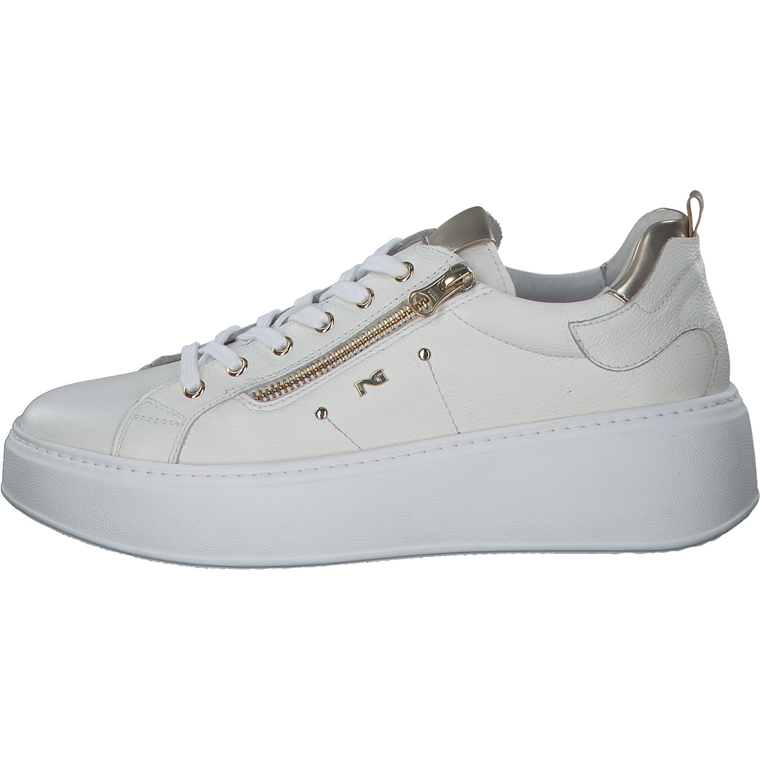 NeroGiardini E306541D, Schnürschuhe, Damen, bianco/platino