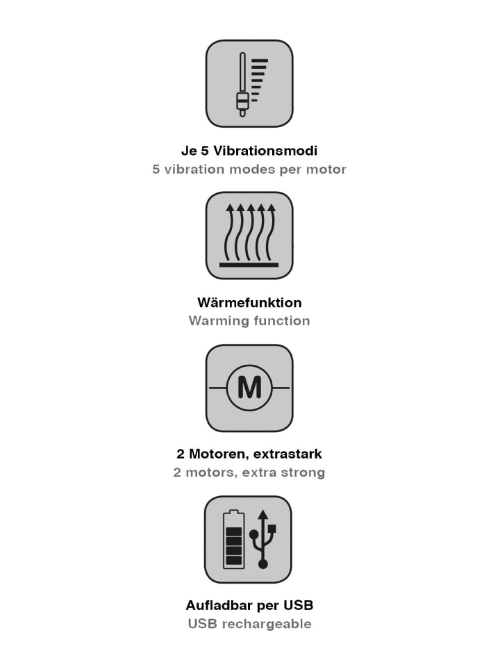 Javida Vibrator mit Wärmefunktion Heating Vibe in lila günstig kaufen 22 cm