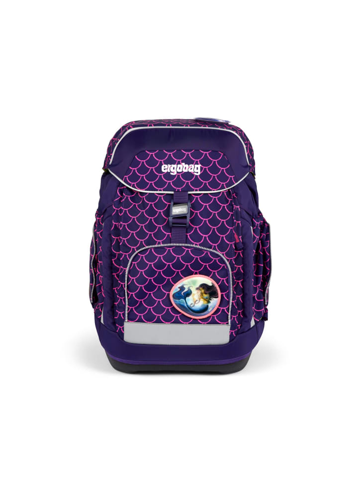 Ergobag Grundschulranzen-Set MAXI PerlentauchBär in lila/pink günstig kaufen onesize