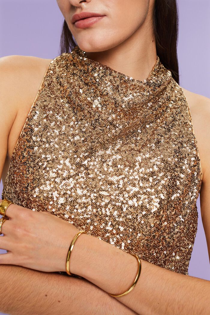 Maxikleid mit Pailletten