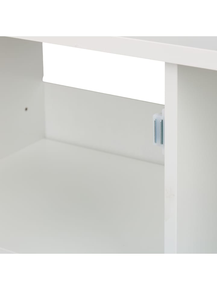 relaxdays Waschbeckenunterschrank in Weiß - (B)60 x (H)60 x (T)30 cm günstig kaufen onesize