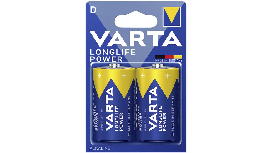 VARTA LONGLIFE Power Mono D  Blister 2