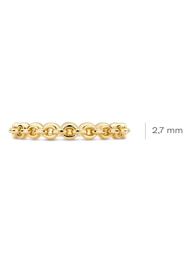 Inel Blush în aur galben de 14k 1246YGO