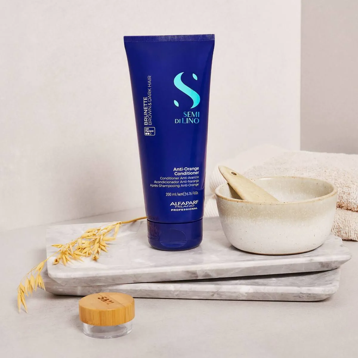 Alfaparf Milano Semi di Lino Blonde & Brunette Conditioner til brunt hår