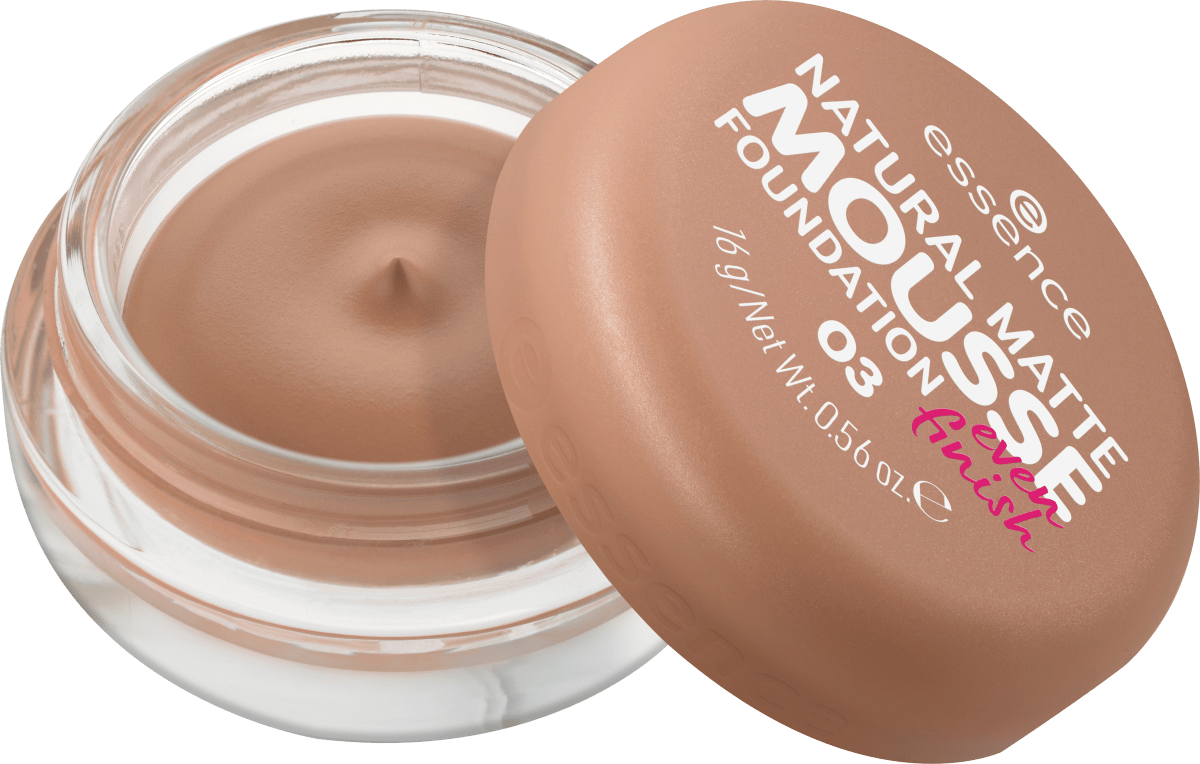 Foundation Natural Matte Mousse 03, 16 g