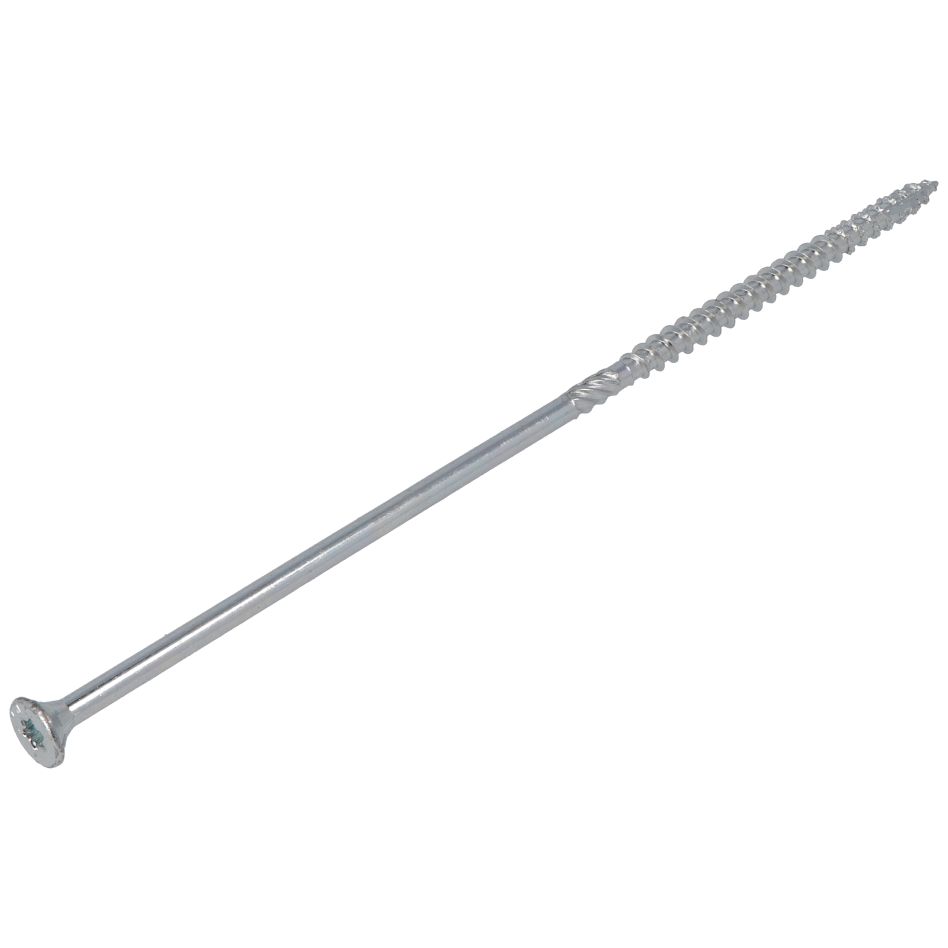 Dynaplus 0281.01.50401 Șurub de construcție VZ PK + vârf tăietor TX-30 6,0 x 80/42 mm - 100 bucăți