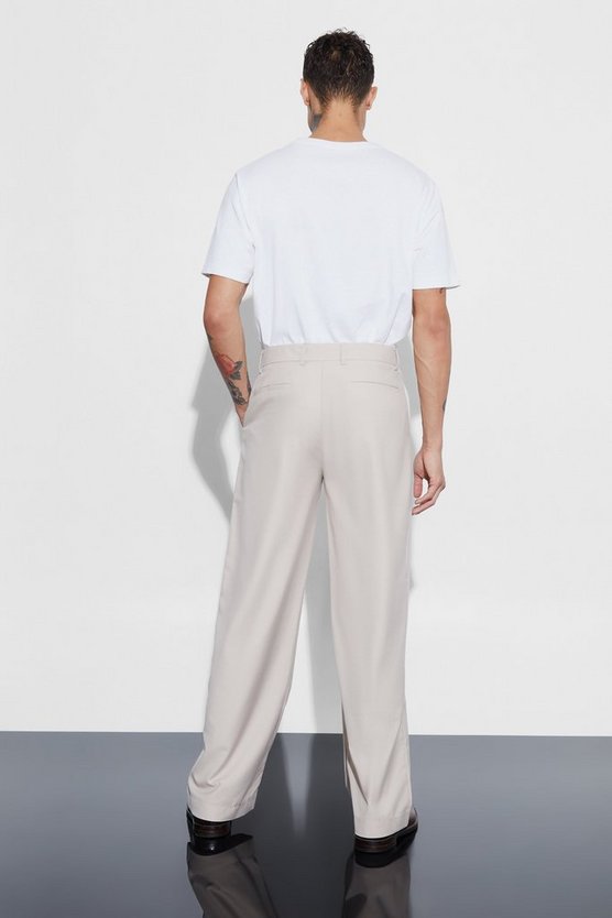 Maßgeschneiderte Hose mit weitem Bein