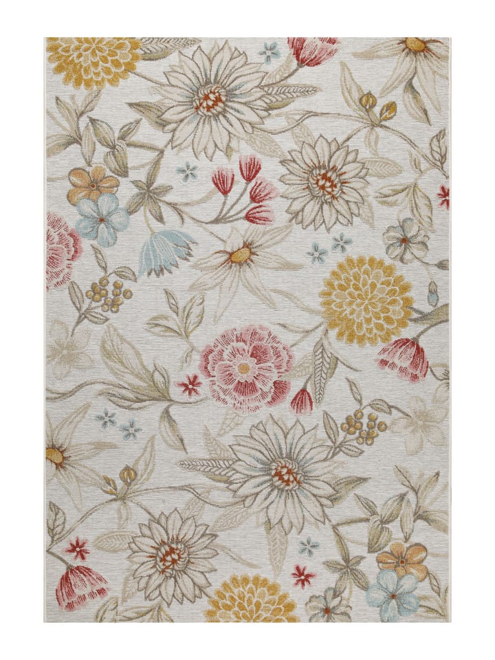 Wecon Home Outdoorteppich Abloom in beige, gelb, rot günstig kaufen