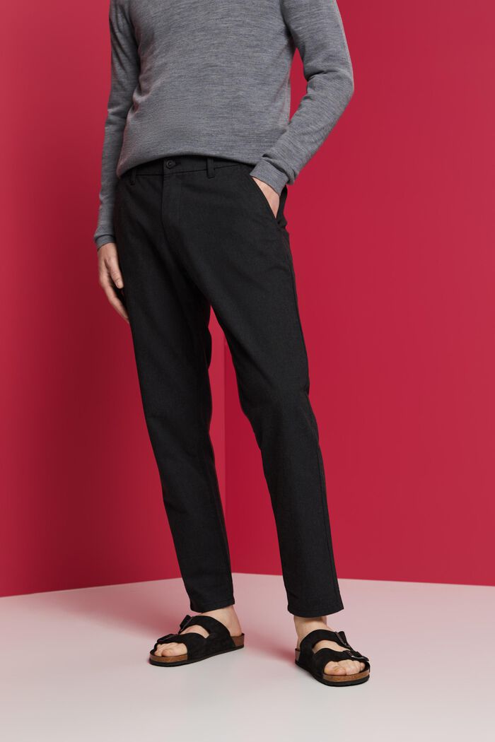 Gebürstete Chinohose