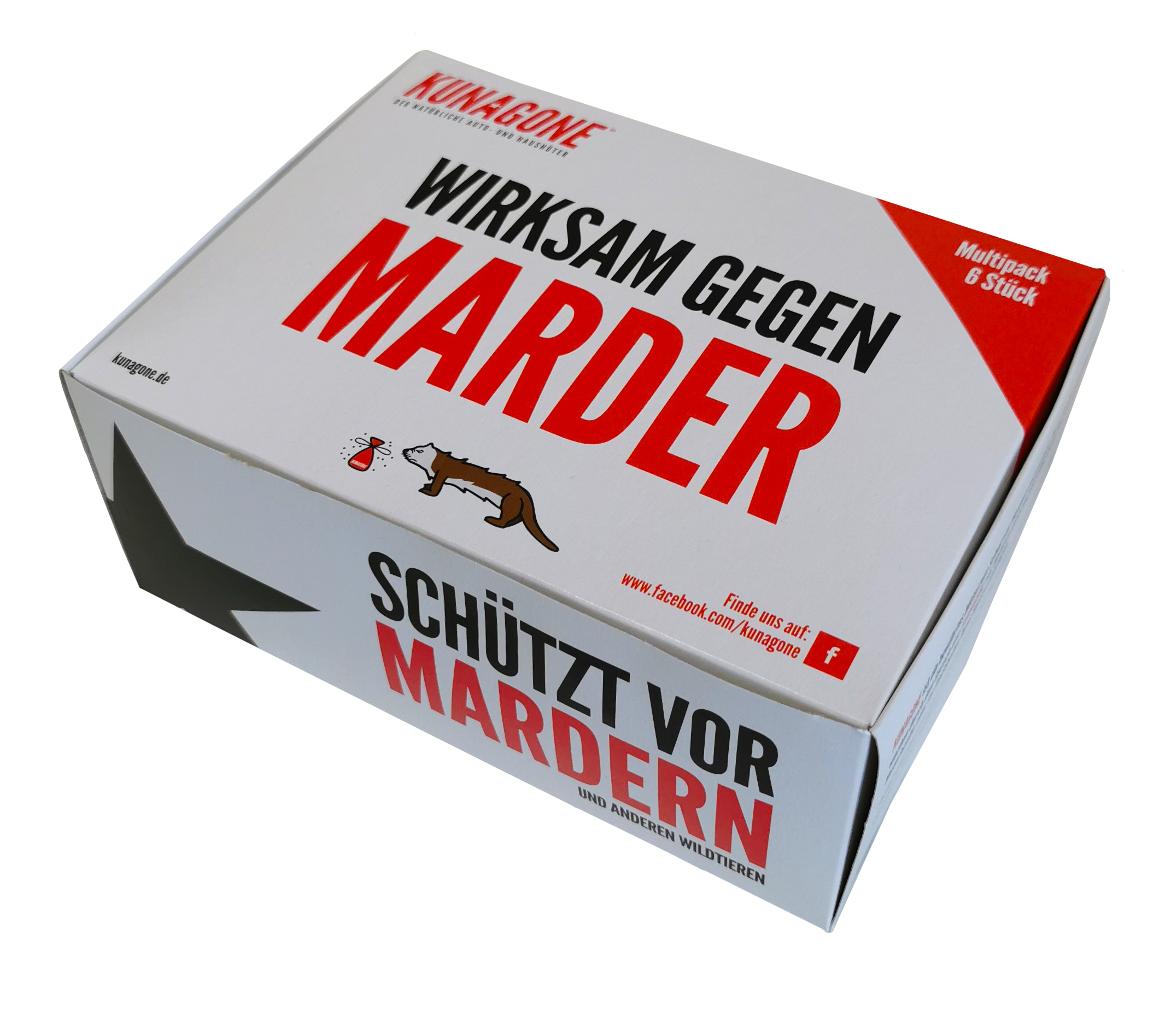 Kunagone Marderabwehr - natürlicher Schutz gegen Marder für den Motorraum, 6 Stück - ATU