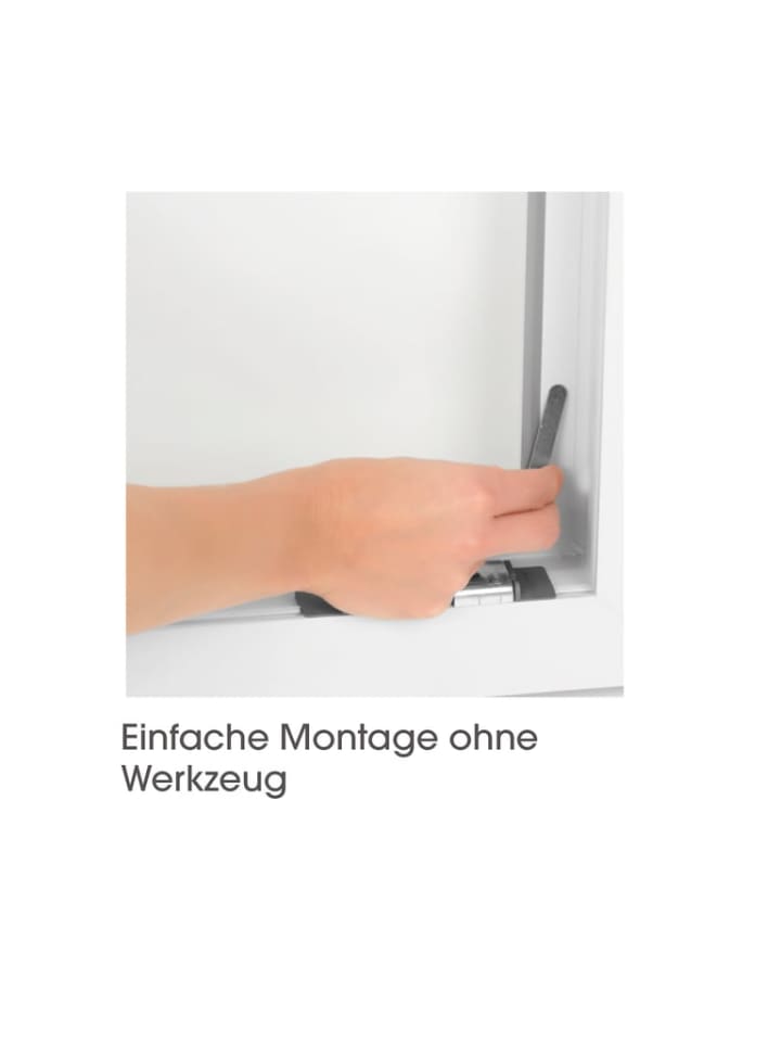 EASYmaxx Moskitonetz Magnetbefestigung 150x130cm schwarz günstig kaufen onesize