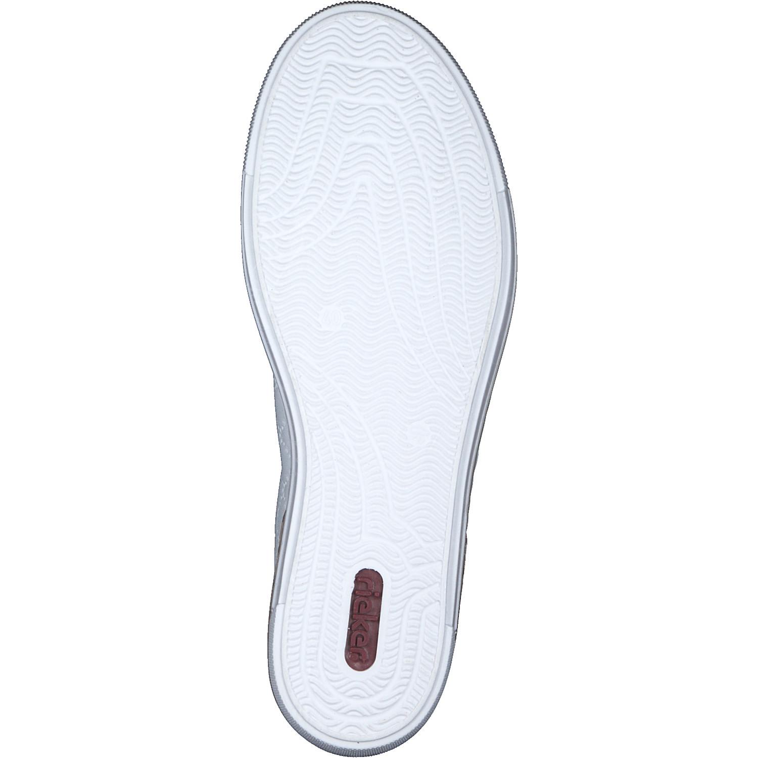 Rieker L88W2, Schnürschuhe, Damen, weiss/Rosa/Beige