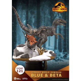 Jurassic World: Ein neues Zeitalter D-Stage PVC Diorama: Blue & Beta