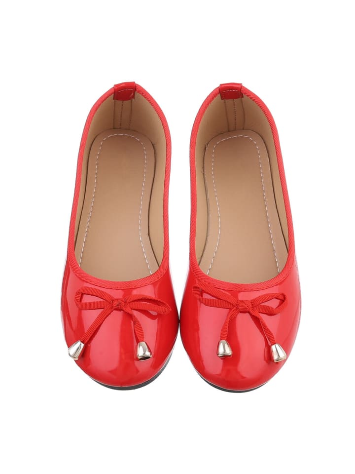 Ital-Design Ballerina in Rot günstig kaufen