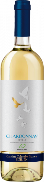 Colomba Bianca Bio-Chardonnay Sicilia DOC Colomba Bianca Italien  trocken - 6er Karton