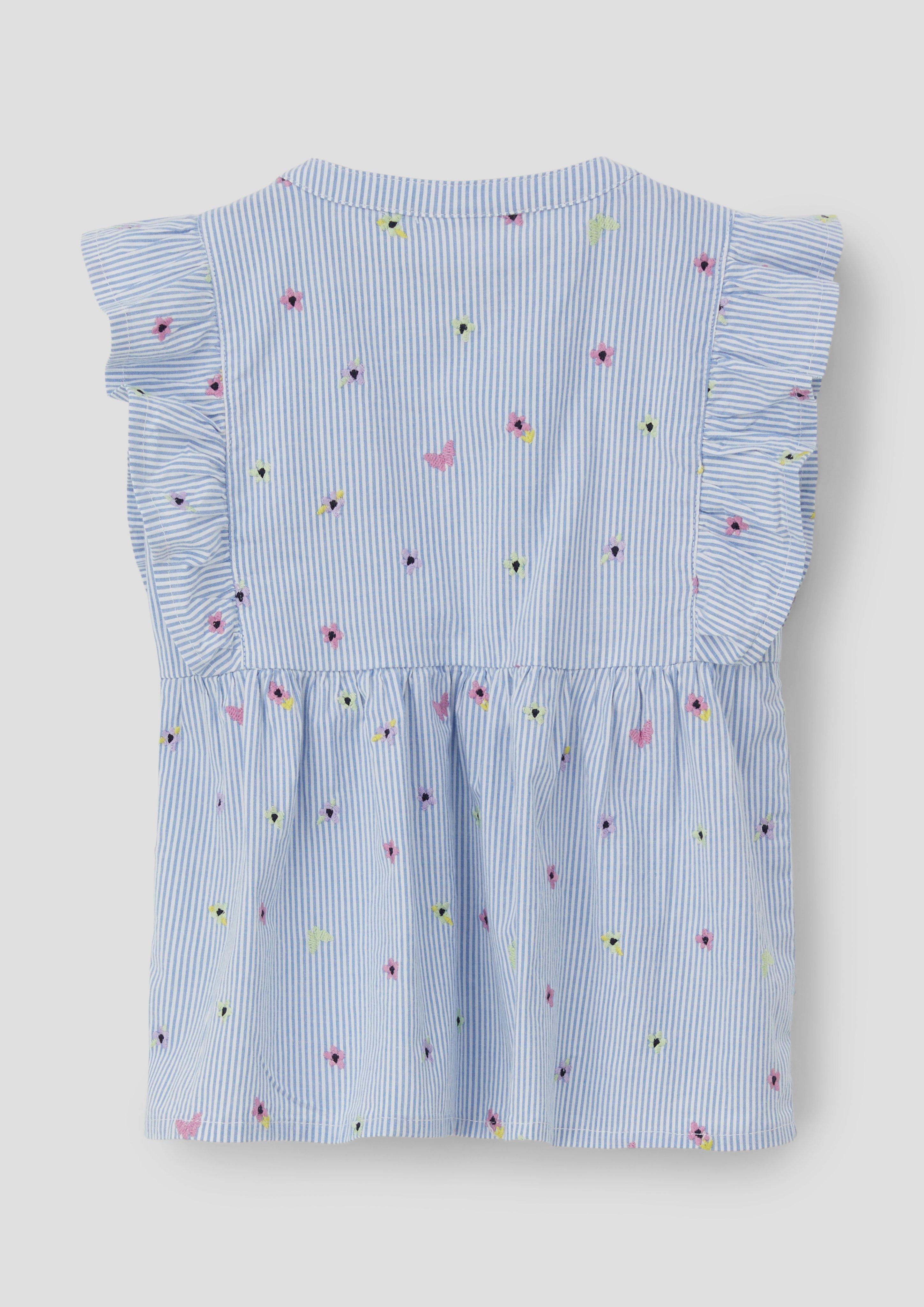 Shirtbluse mit Rundhalsausschnitt  2142048-55A9