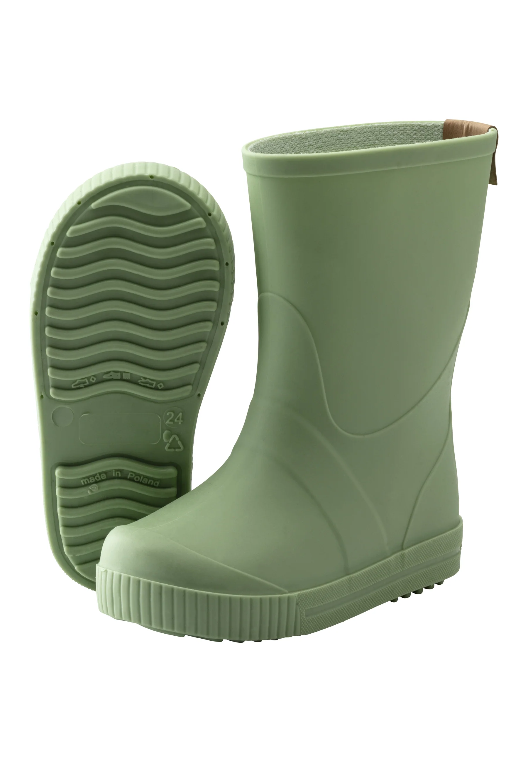 Gummistiefel in versch. Unifarben mit Logo