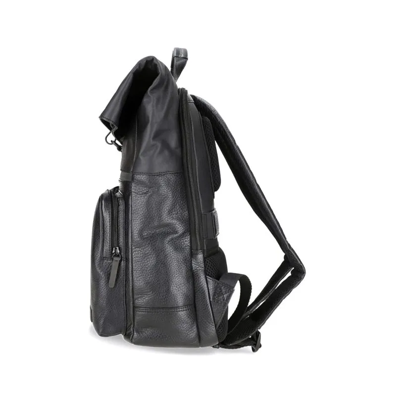 Jost STOCKHOLM Kurierrucksack mit Fronttasche - schwarz