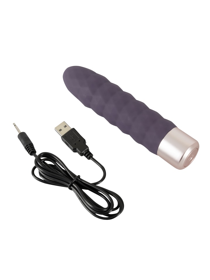 Elegant Series Vibrator Elegant Diamond Vibe in lila günstig kaufen 15 cm