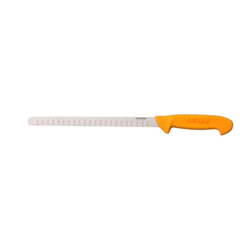 Swibo Profi-Küchenmesser, Schinkenmesser, Lachsmesser, mit 30 cm Flex Alveolen