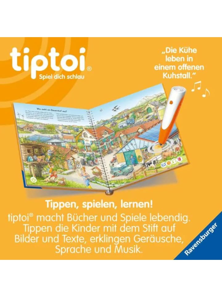 Ravensburger tiptoi® Wieso? Weshalb? Warum? Auf dem Bauernhof günstig kaufen onesize