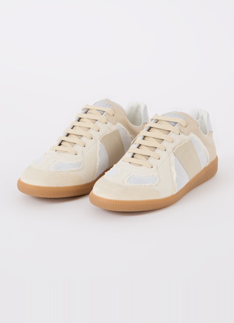 Maison Margiela Replica Inside Out cipő báránybőrből, velúr részletekkel