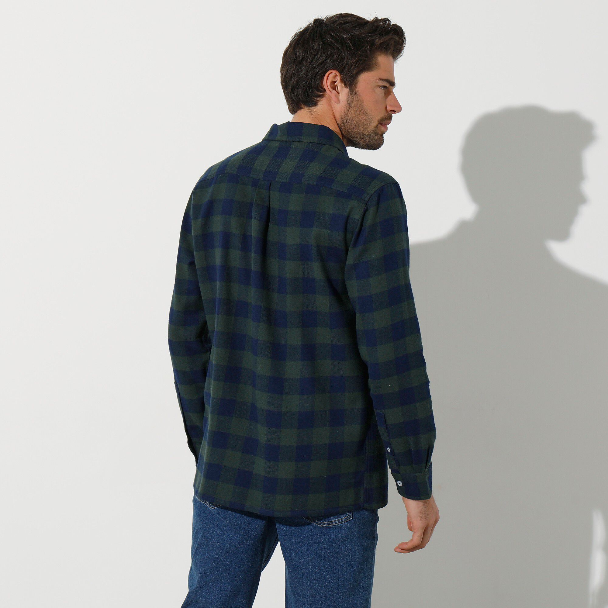 Chemise carreaux flanelle