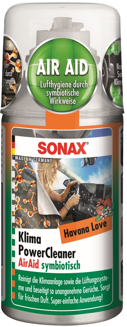Klima PowerCleaner AirAid symbiotisch, Havana Love, Sonax, 100 ml - ATU