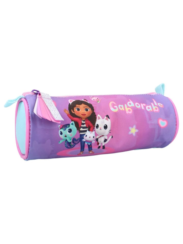 Gabby's Dollhouse Federmäppchen Stiftetui für Kinder ideal für die Schule in Rosa günstig kaufen 44 x 30 cm