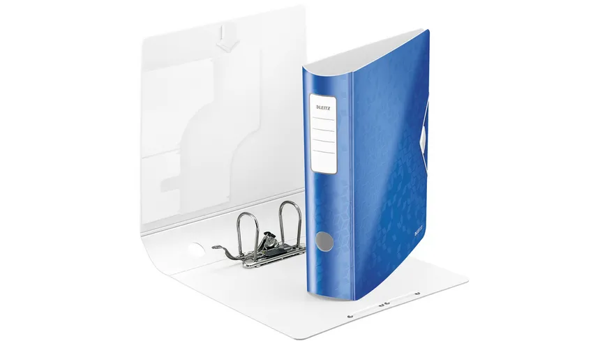 LEITZ Ordner Active WOW breit A4 blau blau