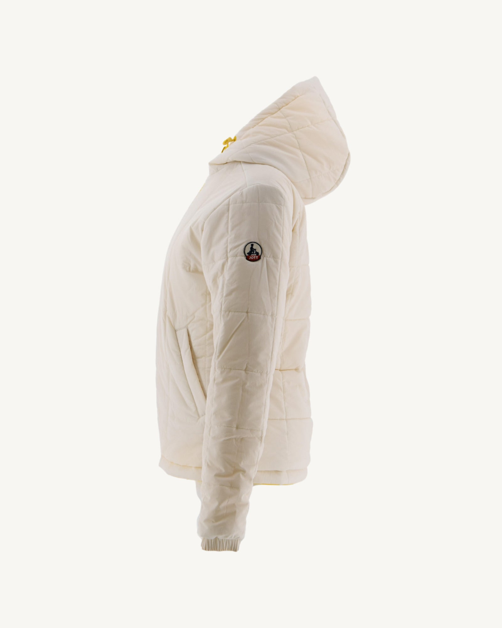 Doudoune réversible à capuche Ultralight Citron/Ecru Kara