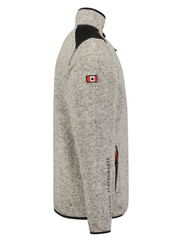Canadian Peak Fleecejacke in Grau günstig kaufen