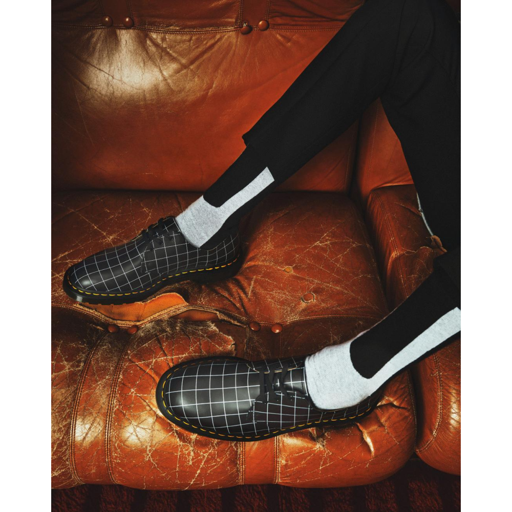 Dr. Martens x Undercover 1461 Check Smooth 27999001 / schwarz
