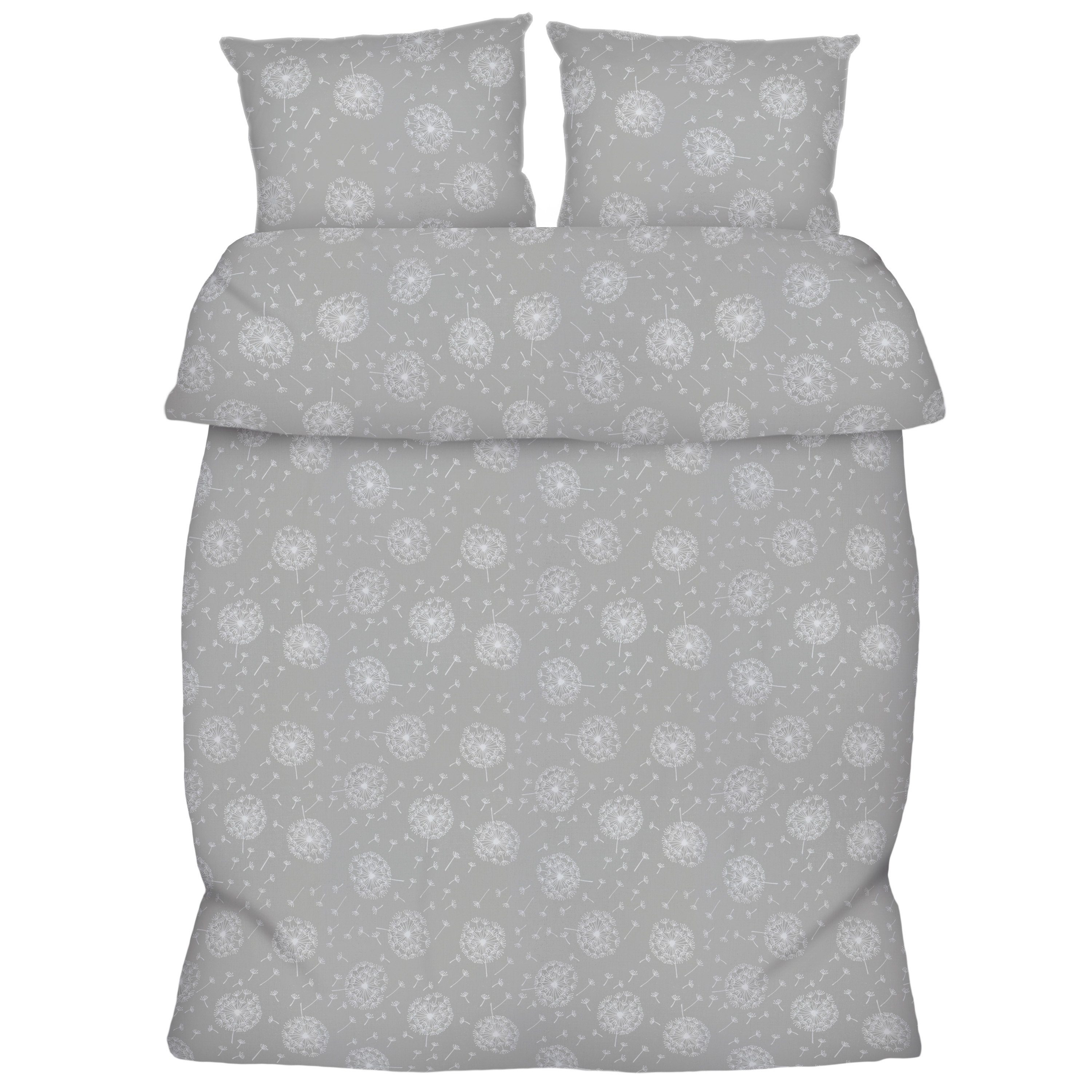 Bettwäsche (Made in EU) Bettgarnitur; Bettbezug; 3-TLG. 100% Baumwolle; für Bettbezug: 155x220 und 2 x Kopfkissenbezug: 80x80 cm; mit Hotelverschluss; für Sommer und Winter; Bettwäsche 155x220, Amilian, 100% Baumwolle