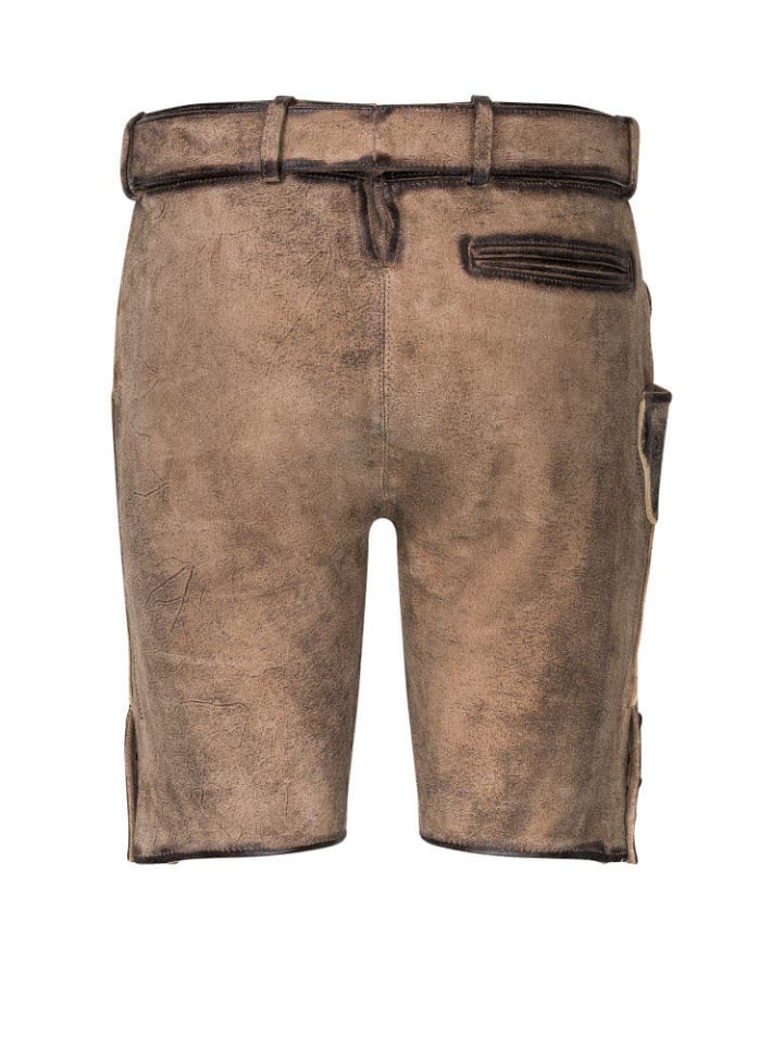 Nübler Lederhose kurz Max in Hellbraun günstig kaufen